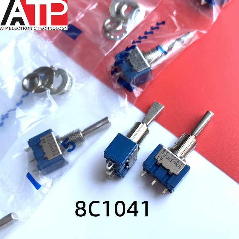 2PCS 8C1041 Button switch 3-pin 2-speed dual reset 8C1041 Integrated chip IC original inventory