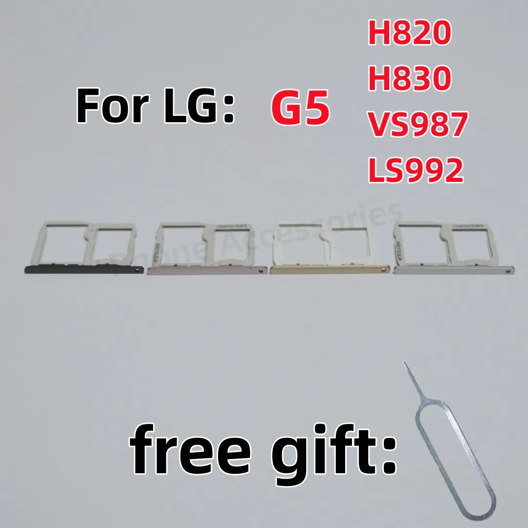 

SIM Card SD Card Tray chip slot drawer card Holder For LG G5 H820 H830 VS987 LS992 drawer chip SIM card tray SD card tray slot