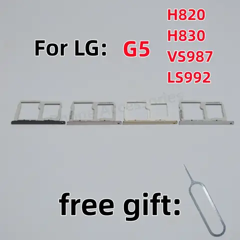 Bandeja de tarjeta SIM SD para LG G5, H820, H830, VS987, LS992