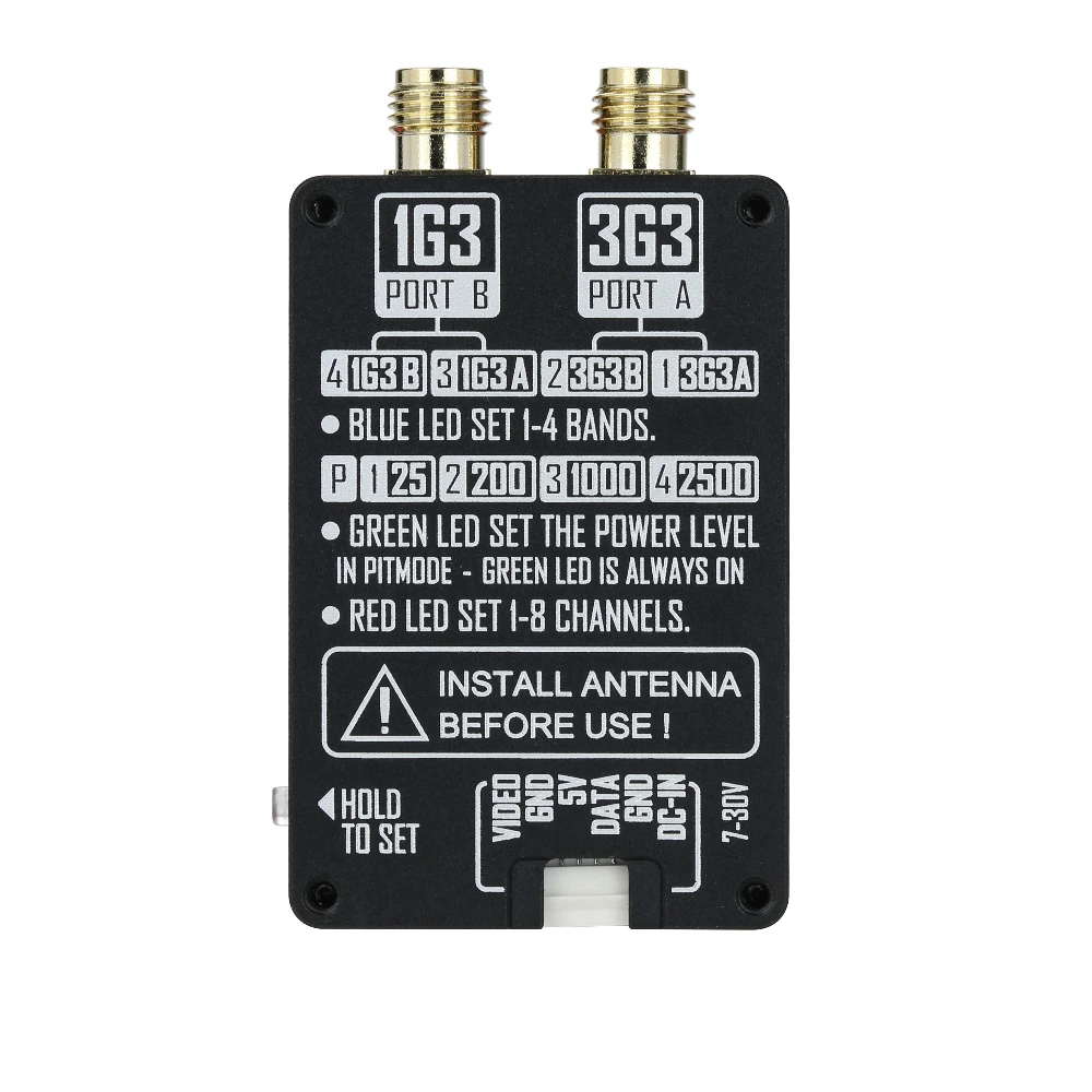 

Двухдиапазонный модуль передатчика VTX RUSHFPV 1.3G/3.3G — 2,5 Вт/4 Вт