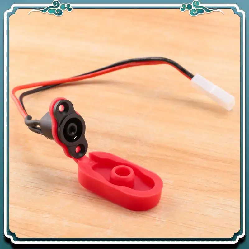 

ABTU-For Xiaomi Mijia M365 Electric Scooter Charging Hole Cover With Charging Cable Charging Port Plastic Waterproof Cover