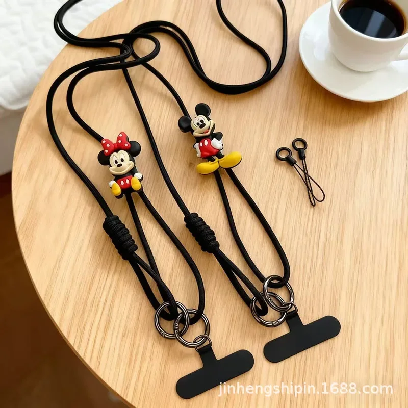 Disney Couple Mickey & Minnie Phone Lanyard, Drop-Proof Wrist Strap, Vintage  Camera Strap, Ideal Gift for Men and Women