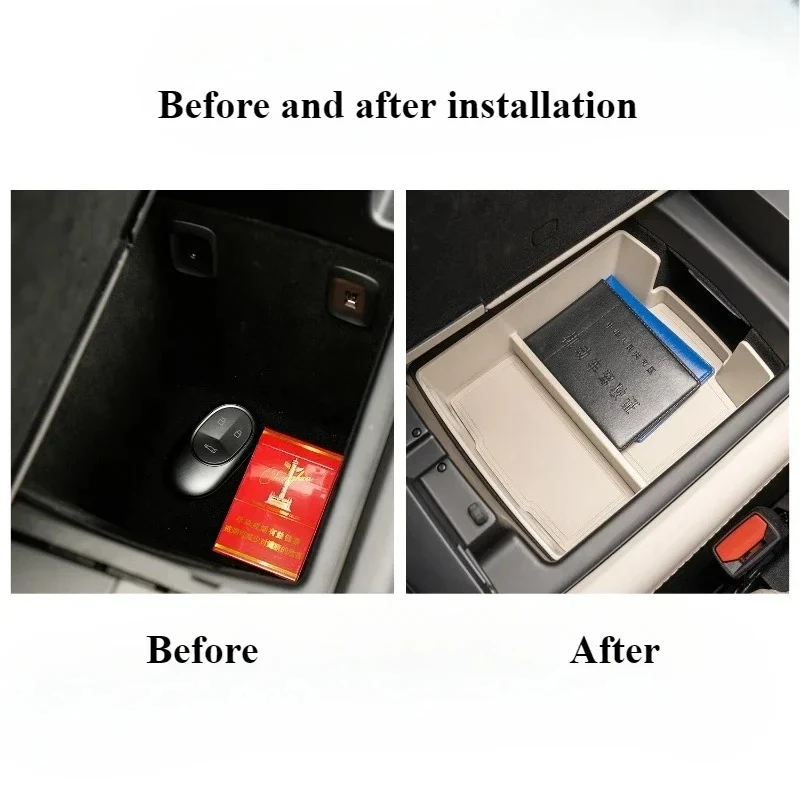 Central Control Armrest Box for NIO ES6 2023 Storage Box Storage Box Car Supplies Accessories Modification Car Accessories Tools