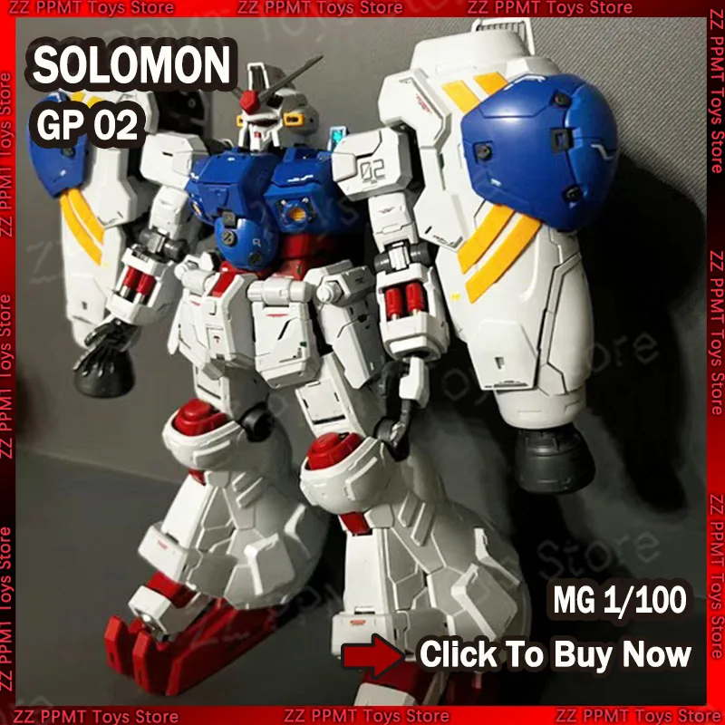 

В наличии: Сборная модель Solomon Axis 1/100 MG RX-78 GP-02A Physalis, пластиковый скелет, фигурка робота, пластиковые модели игрушек
