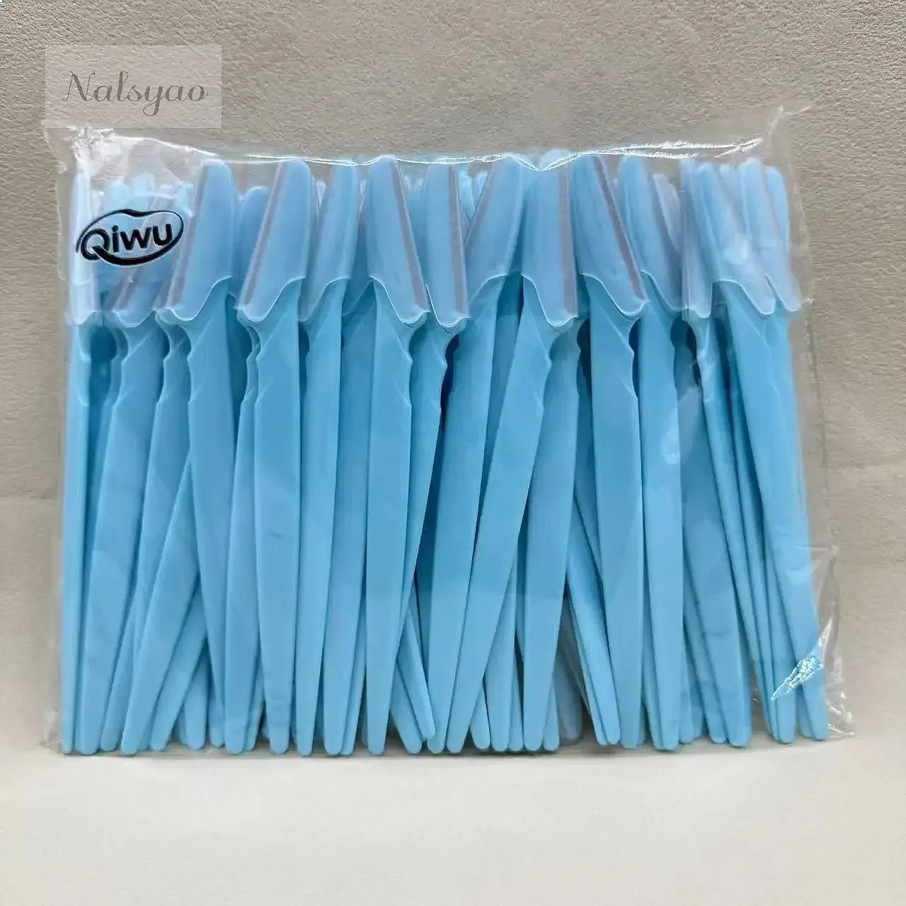 100pcs/bag Eyebrow Trimmer Knives Portable Face Razor Hair Remover Eyebrow Shaping Shaver Blades for Women
