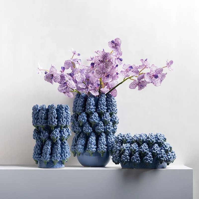 Grape Vase Modern Creative Home Decoration Living Room Bedroom Dining Table Flower Arrangement Ornaments Dry Flower Vase