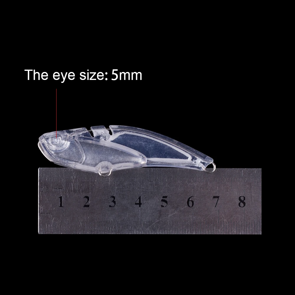 Hanlin Crankbait duro hundimiento sin pintar - Cebo artificial - imagen 3