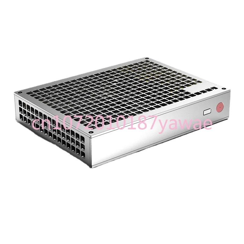 Lzmod 1.8L Mini DC-MX2 Thin Itx Half Height Chassis All Aluminum Double-sided Chamfered