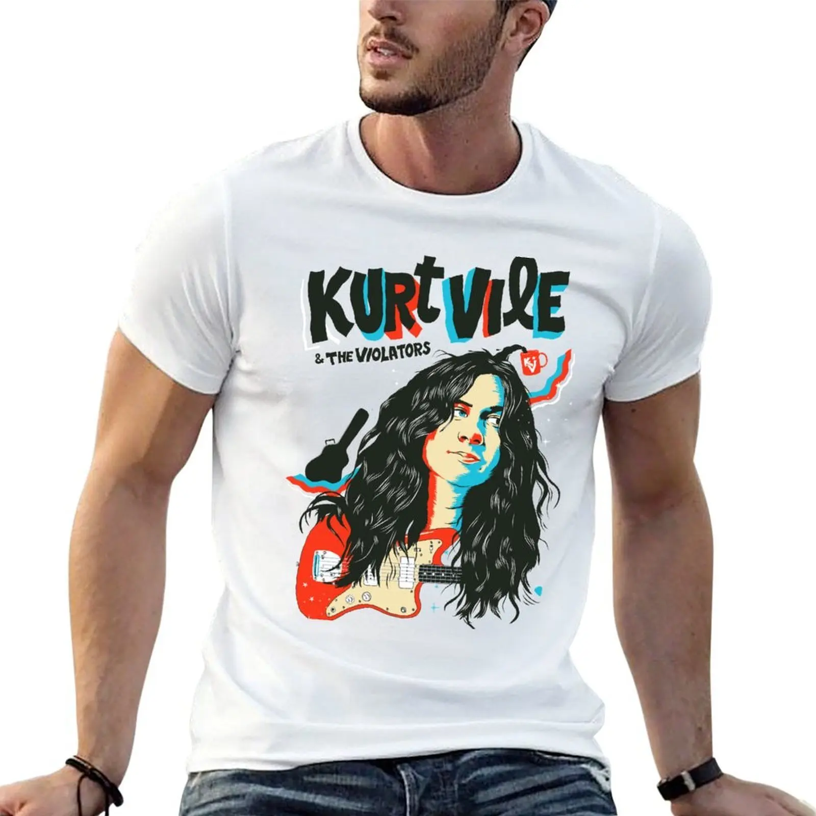 

Kurt Vile and the Violators T-Shirt graphic t shirts for man cotton t shirts high quality T-Shirt