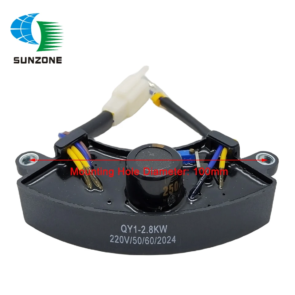 2KW 3KW Petrol Generator AVR Automatic Voltage Regulator 250V 220UF 6 Wires Single Phase Parts