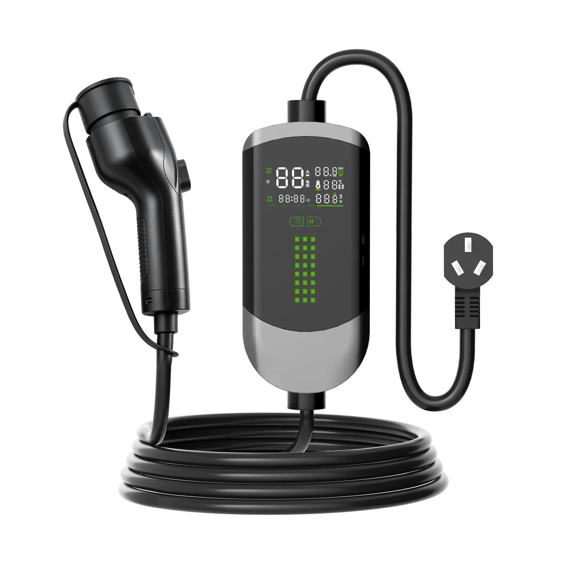 Household Portable EV Charging Device 3.5KW 7KW Mobile Charging Gun For New Energy Electric Vehicles