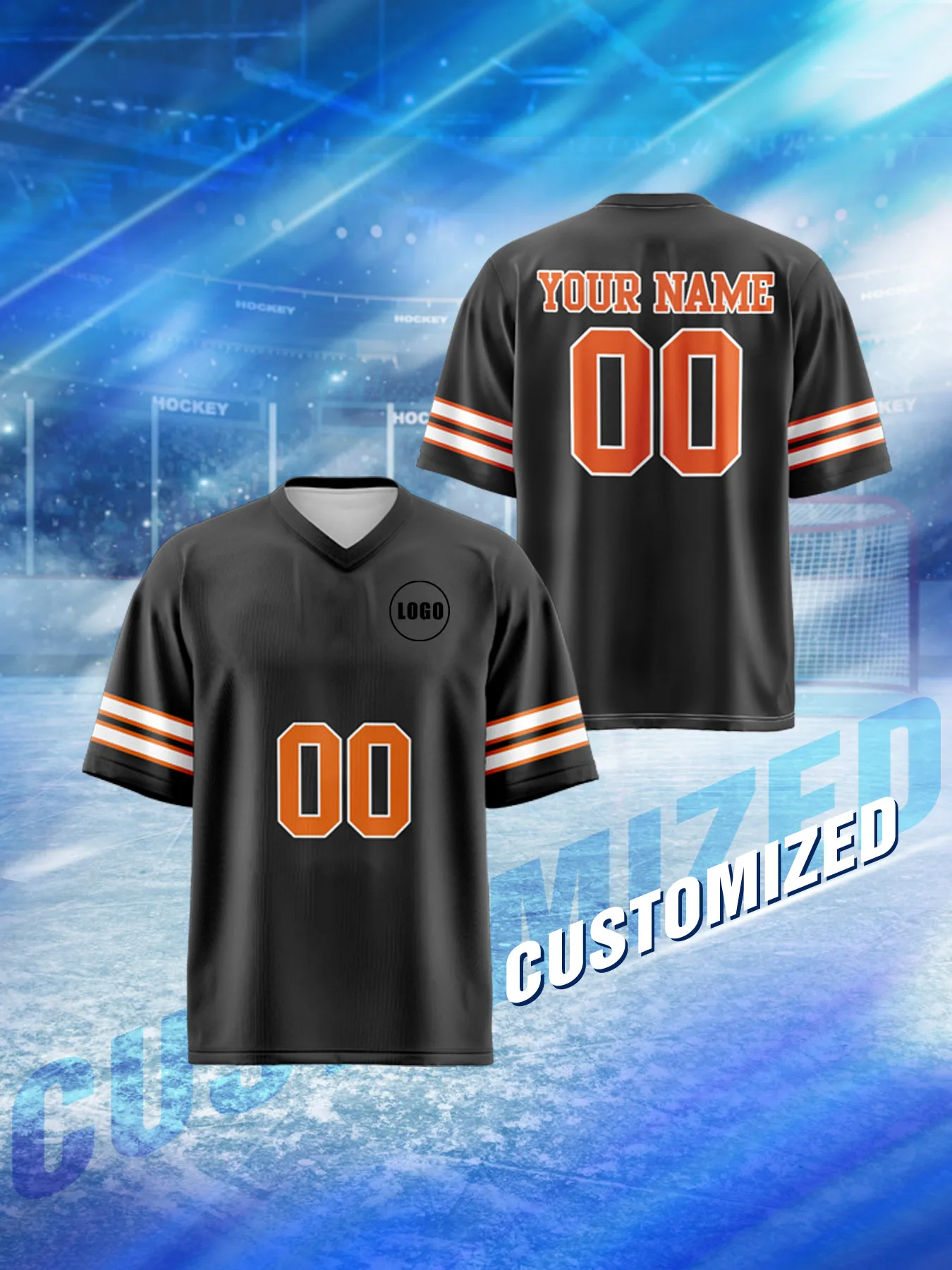 

Спортивная регбийная футболка унисекс 2026 с индивидуальным именем и номером, быстросохнущая, стильная, с сублимационной печатью