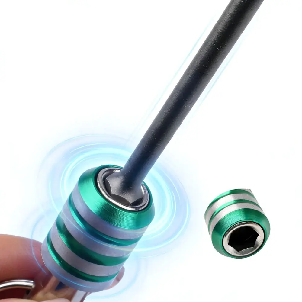 Professional Hex Shank Bit Holder Keyring Quick Release Extension Rod Adapter Connector Portable Hardware Tool Repair Accessory