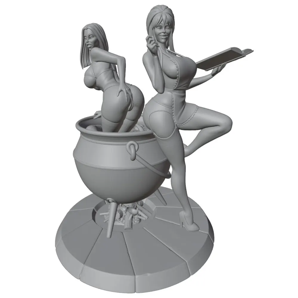 75mm --150mm Sexy Girl Resin Model Kits GK Miniature 3D Printed Gray Model Figurine DIY Doll Model Unassembled And Unpainted
