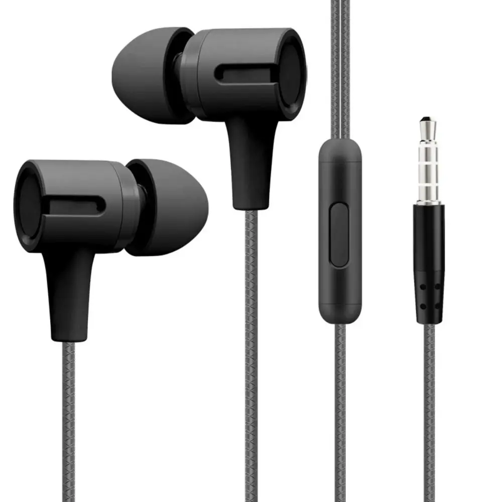 Portable 3.5mm Earphones Stereo in Ear Headphones Noise Canceling Deep Bass Music Earphones