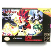 Cartucho de juego de imaginación, juego de ciencia, mundo Gulliver Boy, snes, ntsc, pal