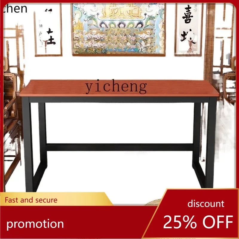 ZMLHousehold Chinese Simple Worship Incense Table Double-Layer Ladder Worship Incense Buddha Table