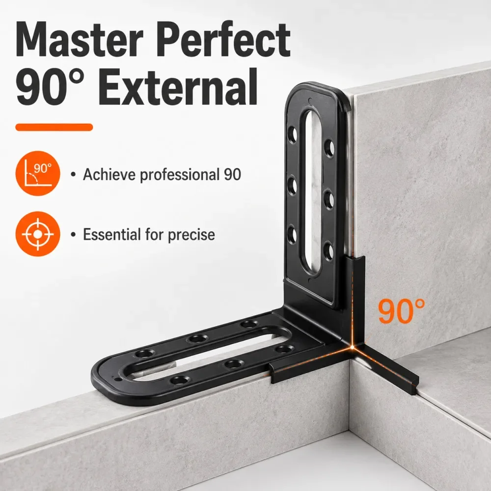25PCS Tile Leveling System Male Angle Clips for Floor Wall Tile Leveler Spacers Locator Adjuster Put Building Tools