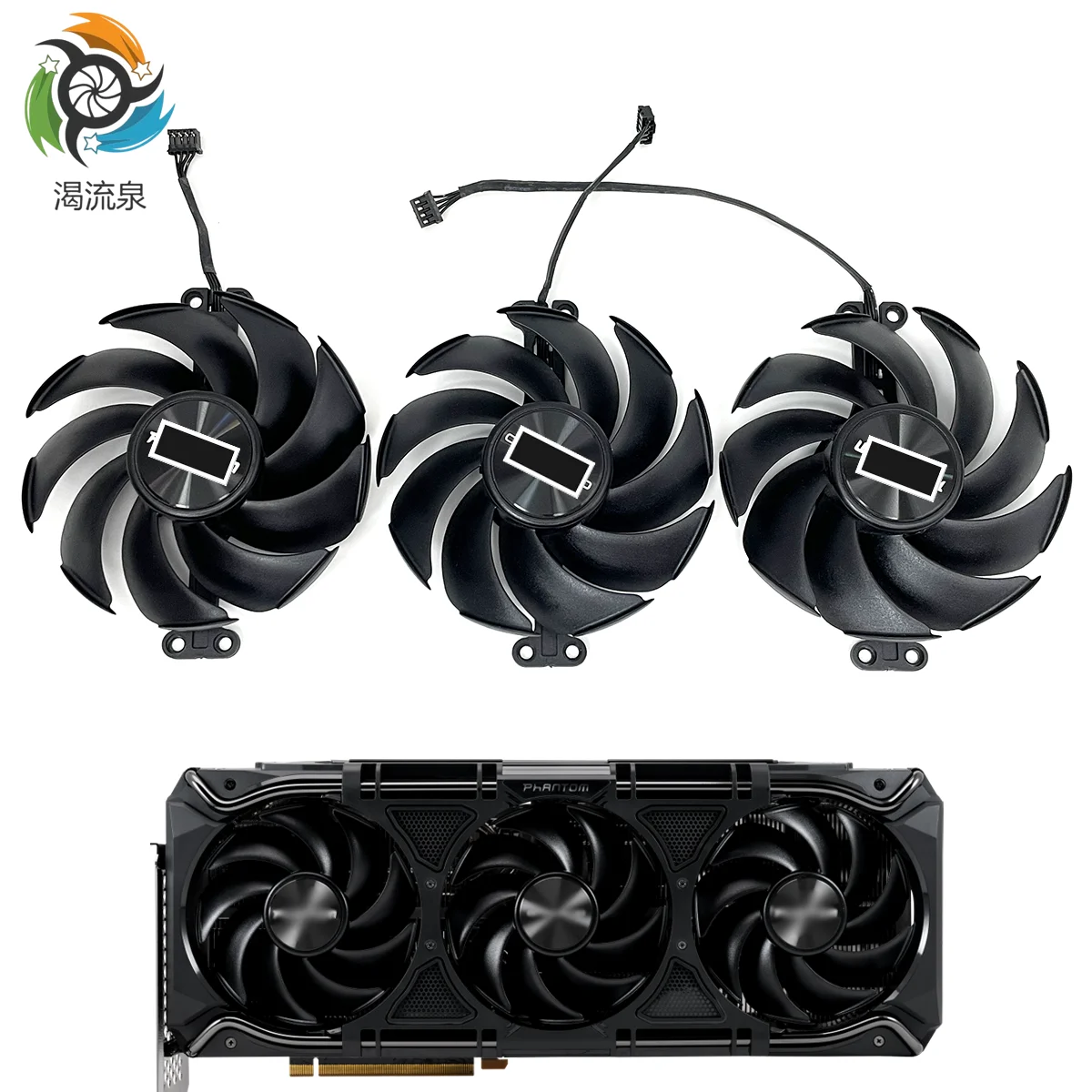 

90mm TH9520B2H-PCB01 Cooling Fan for Gainward RTX 4070 Ti 4080 4090 Phantom Phoenix Panther GS Graphics Card Cooler Fan