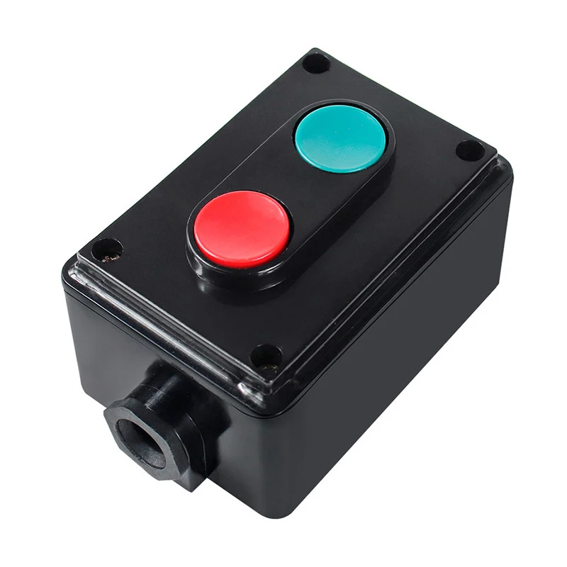 1pcs LA4-2H LA4-3H Machine Tool Start Stop Button Switch Control Button Box Spring Loaded Switch Self-resetting