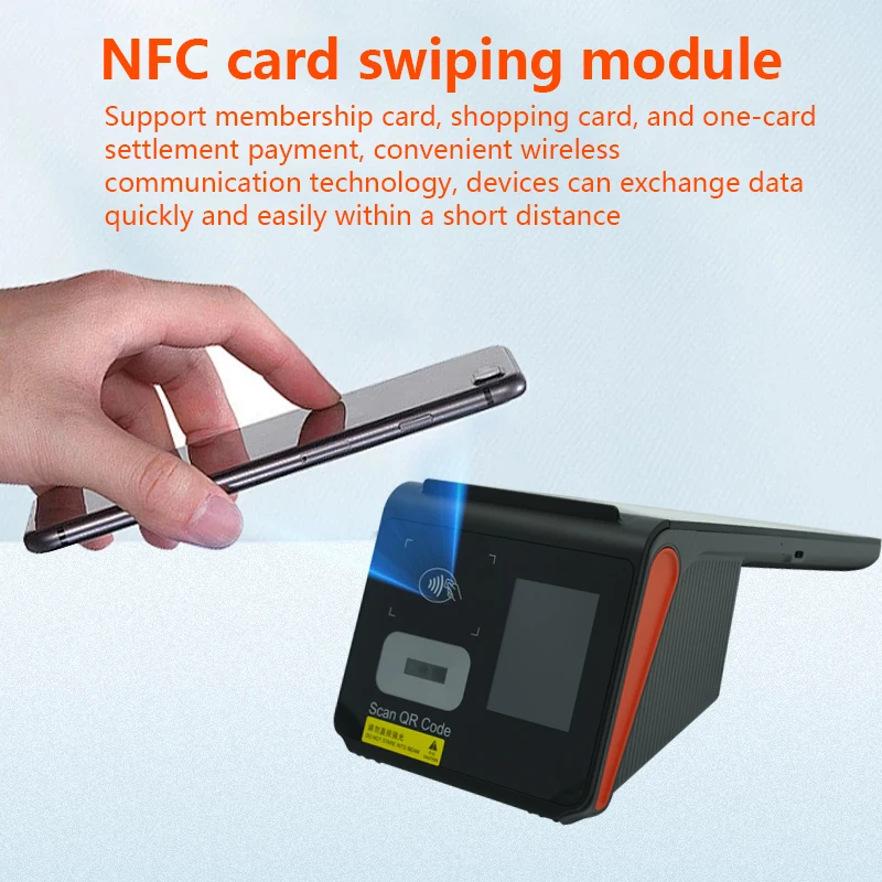 OEM Android 13 POS Terminal with SC9863 3+16GB 2D Scanner 58mm Printer NFC and 4G LTE