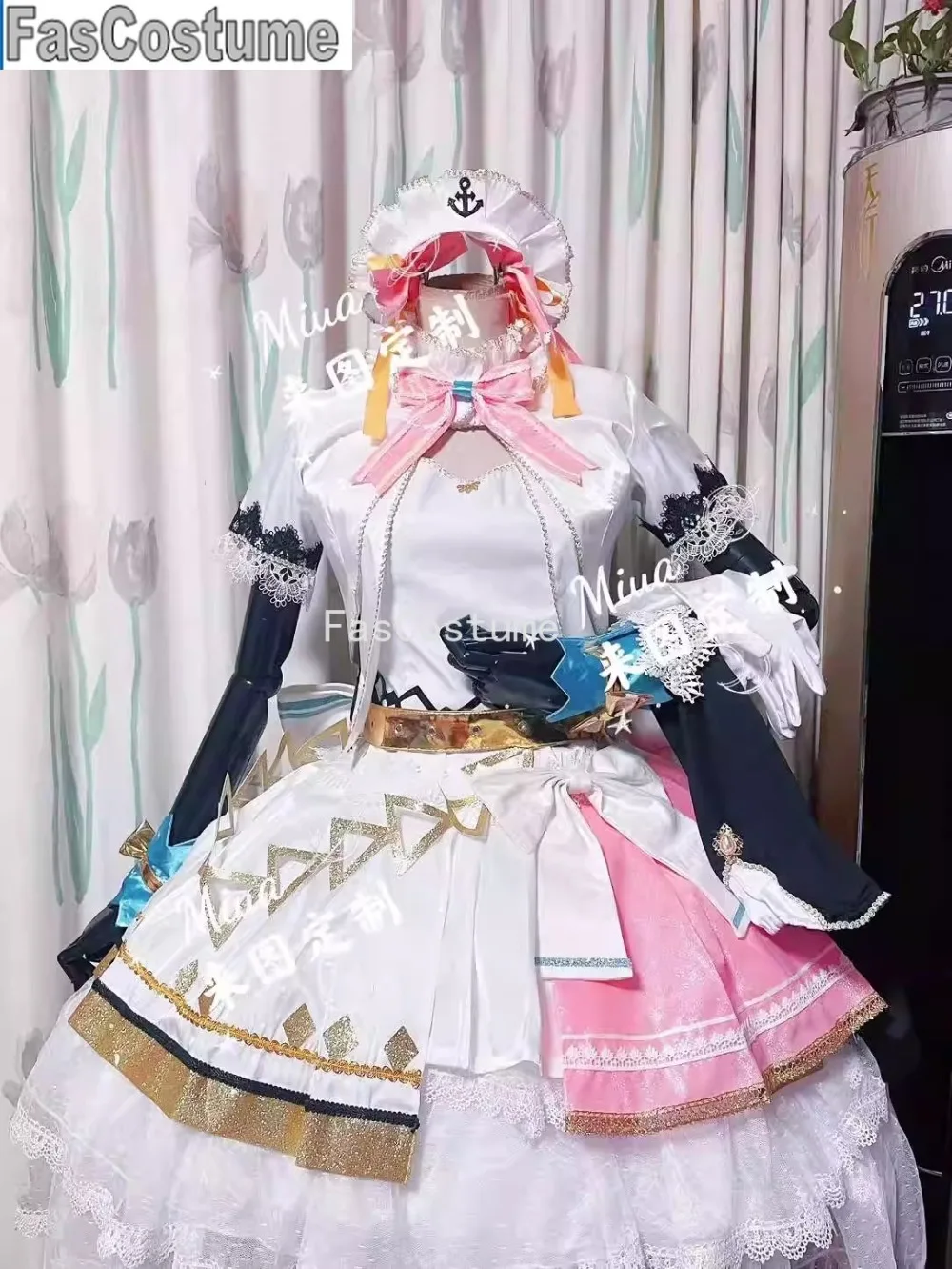 

[Customized] Vr Minato Aqua Game Suit Elegant Lovely SJ Unifomr Cosplay Costume Halloween Party Role Play Outfit