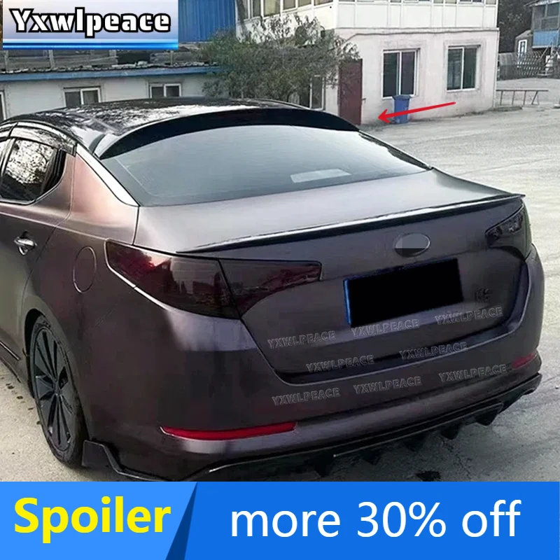 For KIA K5 Optima 2011 2012 2013 2014 2015 Spoiler ABS Plastic Unpainted Color Car Rear Window Roof Spoiler Body Kit Accessories