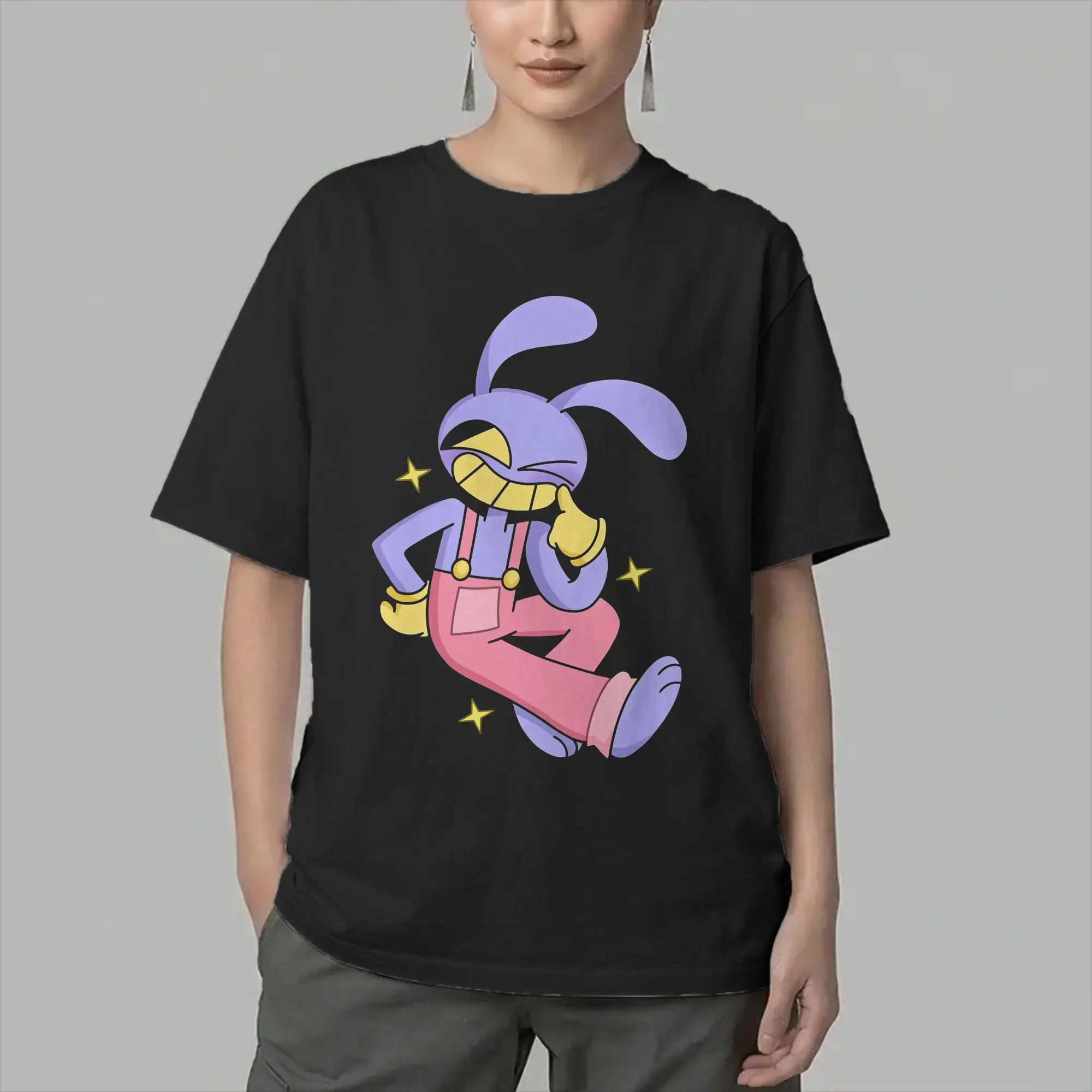 Men T-Shirts Jax Cartoon Digitals Circus Casual Cotton Tees Short Sleeve  T Shirt Crew Neck Clothes Gift Idea