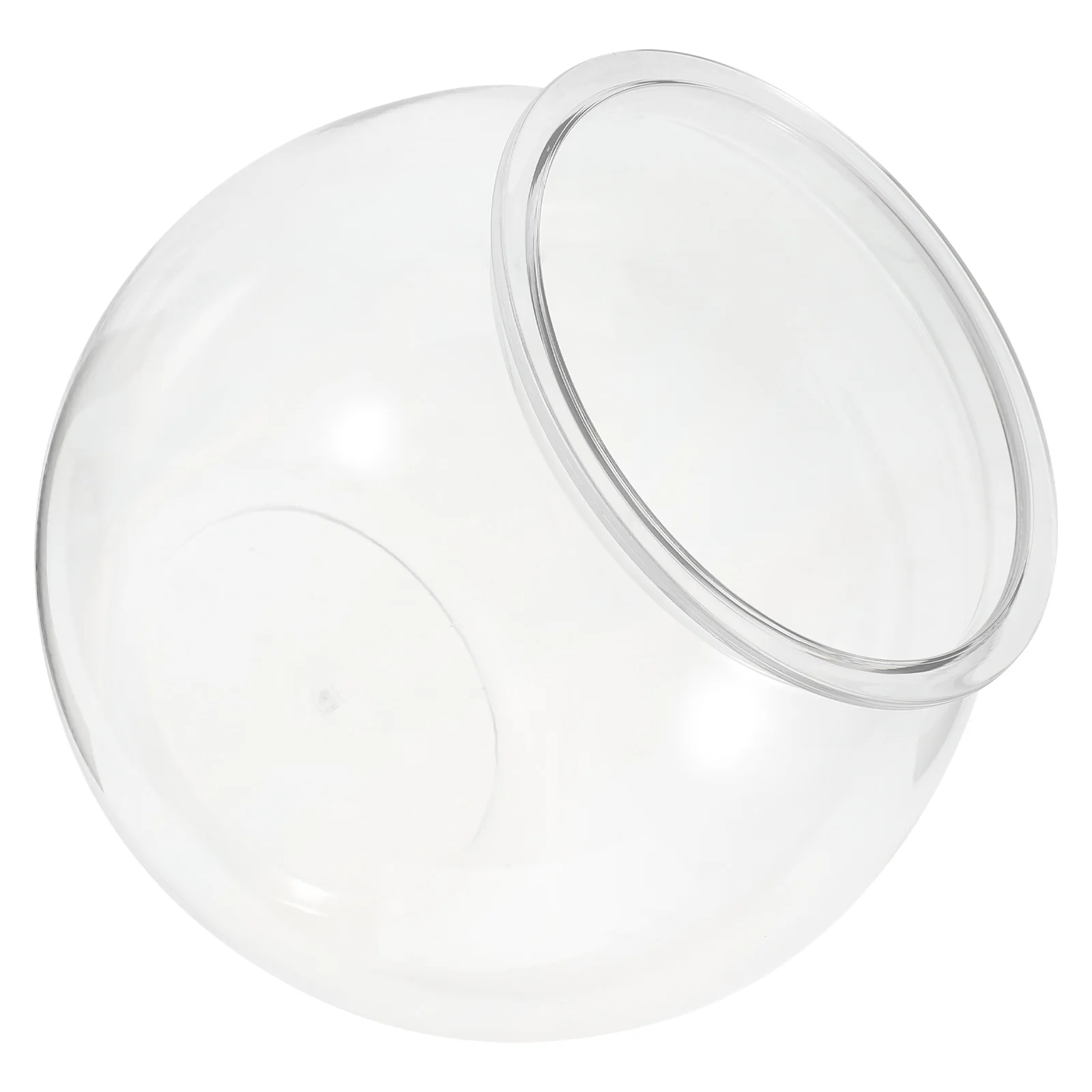 

Round Fish Tank Lightweight Air Small Decor Aquarium Abs Home Anti-falling Anti-shock