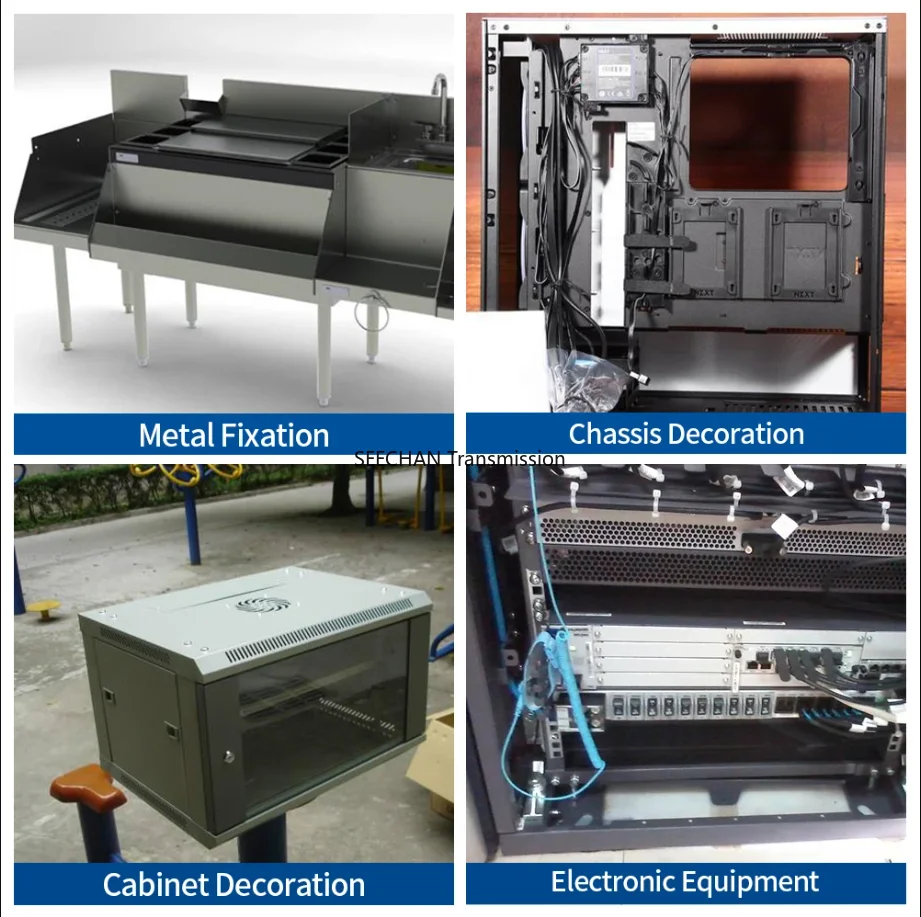 M2 M2.5 M3 M4 M5 M6 M8 M10 304 الفولاذ المقاوم للصدأ CLS الذاتي التثبيت الجوز الصحافة إدراج جوزة برْشام Nutsert Rivnut بلاطة 0.8-3.2 مللي متر #3