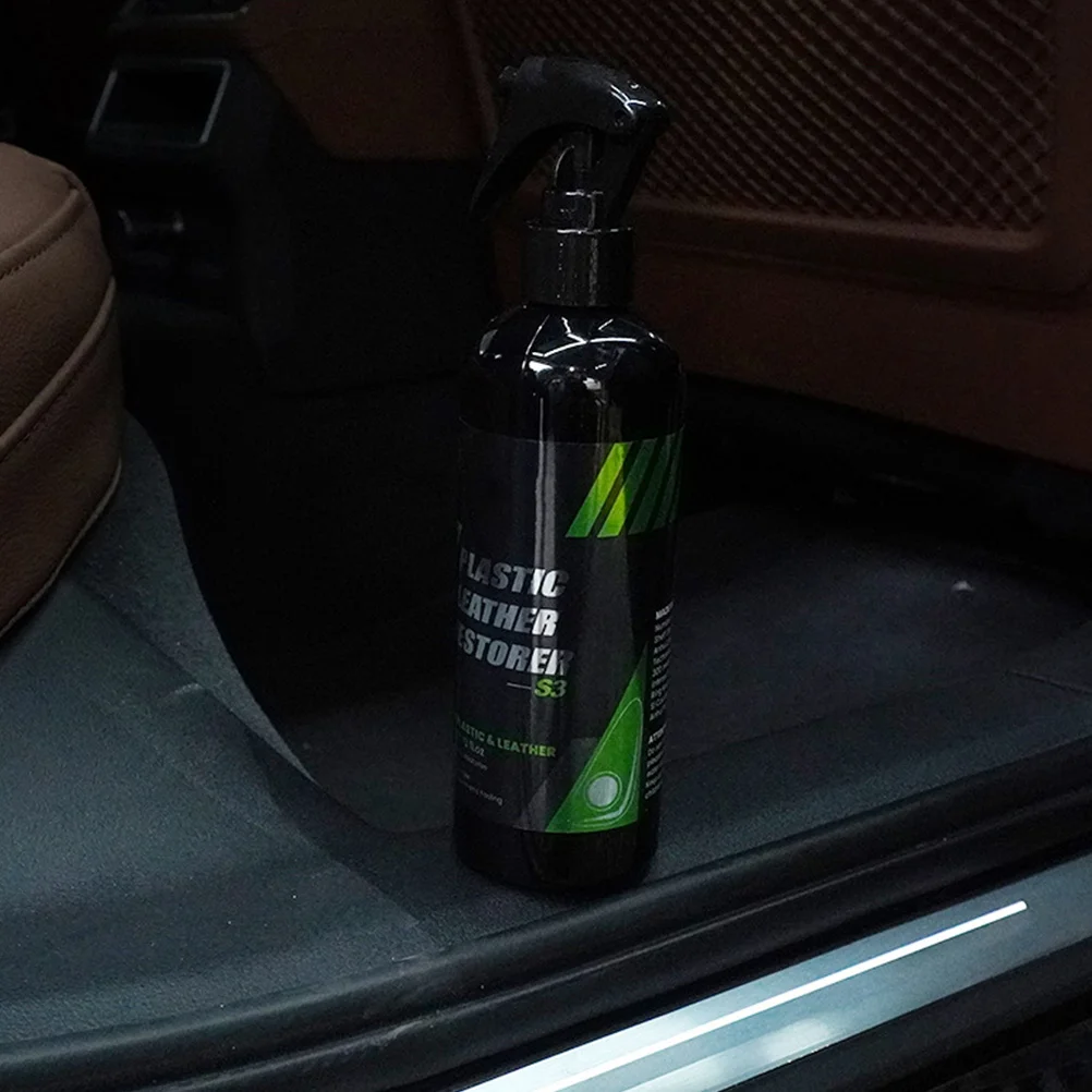 

2Pcs Plastic Renovation Agent Car Care Maintenance Renovation Agent Deep Clean Restorer for Vehicle Seats Sofas Durable