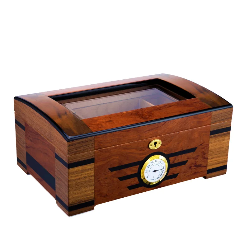 Cigar Humidor for Cohiba, Humidifier Box, Spanish Cedar, Solid Wood, Moisturizing Seal, Large Capacity