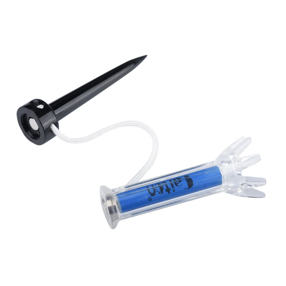 5 قطعة 79/90 مللي متر المغناطيسي كرة جولف تيز كيتون البلاستيك الكرة تيز عالية الاستقرار حامل الكرة طويلة المحملة إكسسوارات الغولف #5