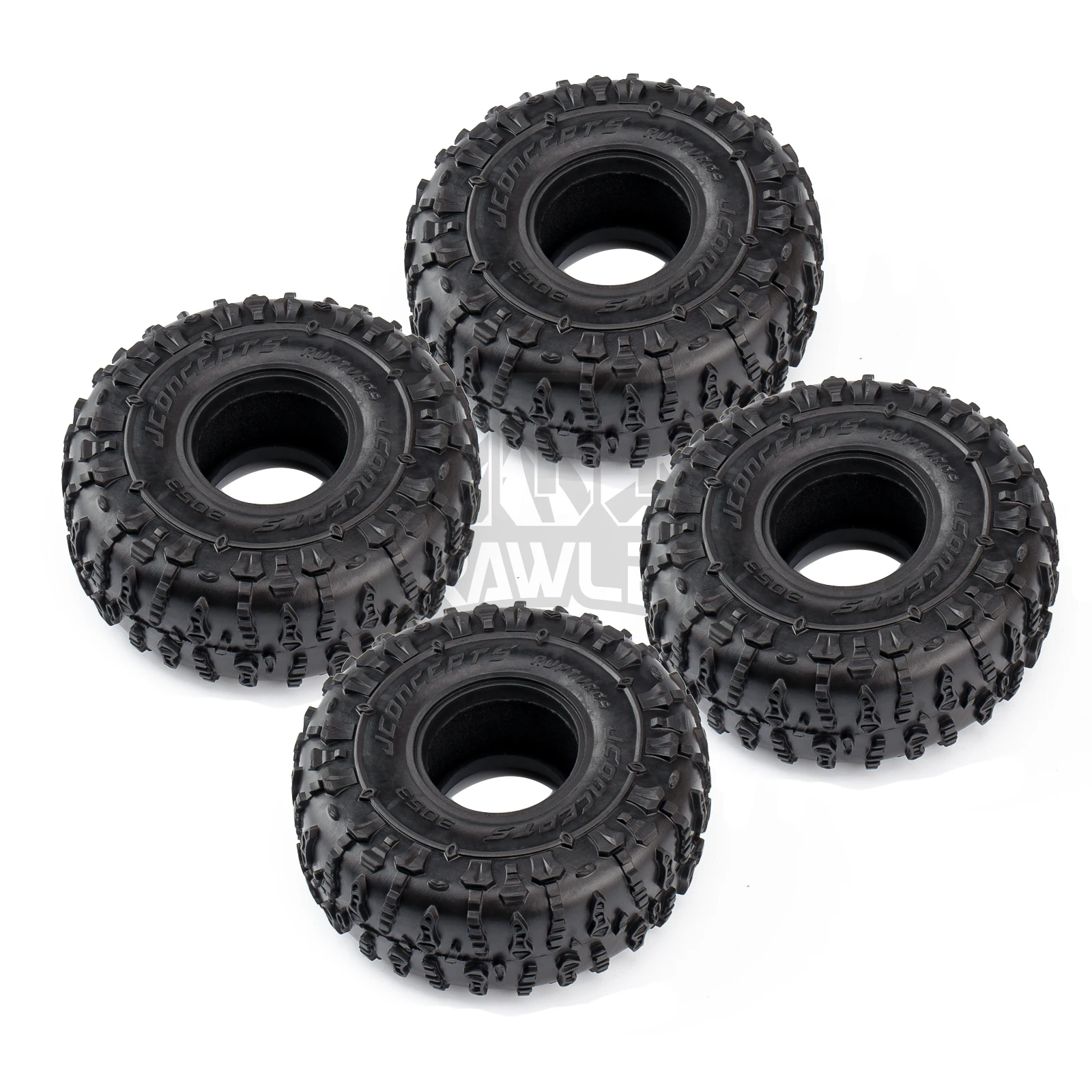 2.2Inch Rubber Tyre 150*65MM RC Car 2.2 Wheel Tires for 1/10 RC Crawler Wraith RR10 RBX10 Capra SCX10 TRX4