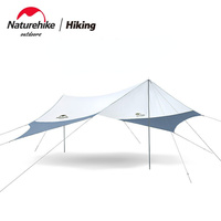 Naturehike Ultralight Portable Camping Sun Shelter Outdoor Hexagon Canopy Large Space 150D Sunscreen Garden Beach Tarp UPF50+