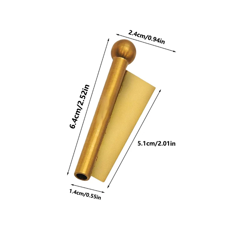 New Flag Style 2 in 1 Metal Straw Tube with Blade Smoking Accessories Cool Gadget for Men Gift view 2