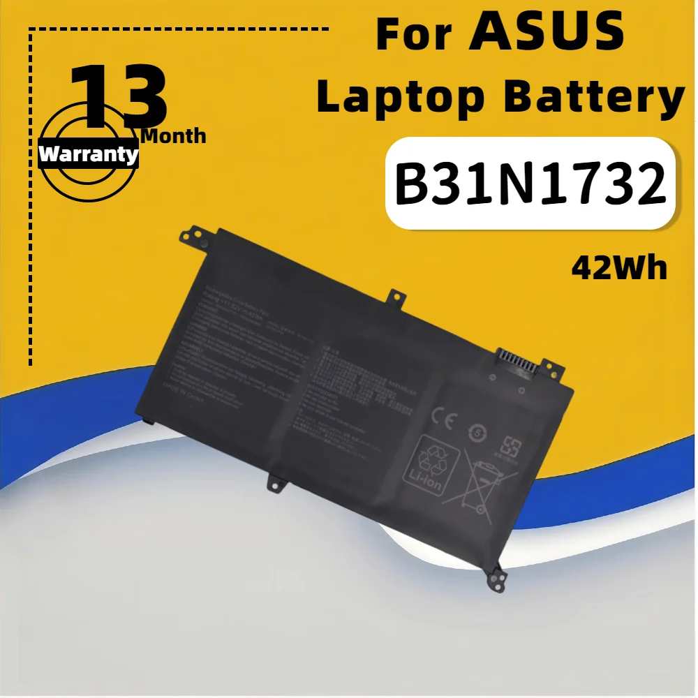 FRLESUI Battery B31N1732 For ASUS VivoBook X430UA X430UF X430UN X430FA X430FN X571G X571LH X571GT Laptop Battery