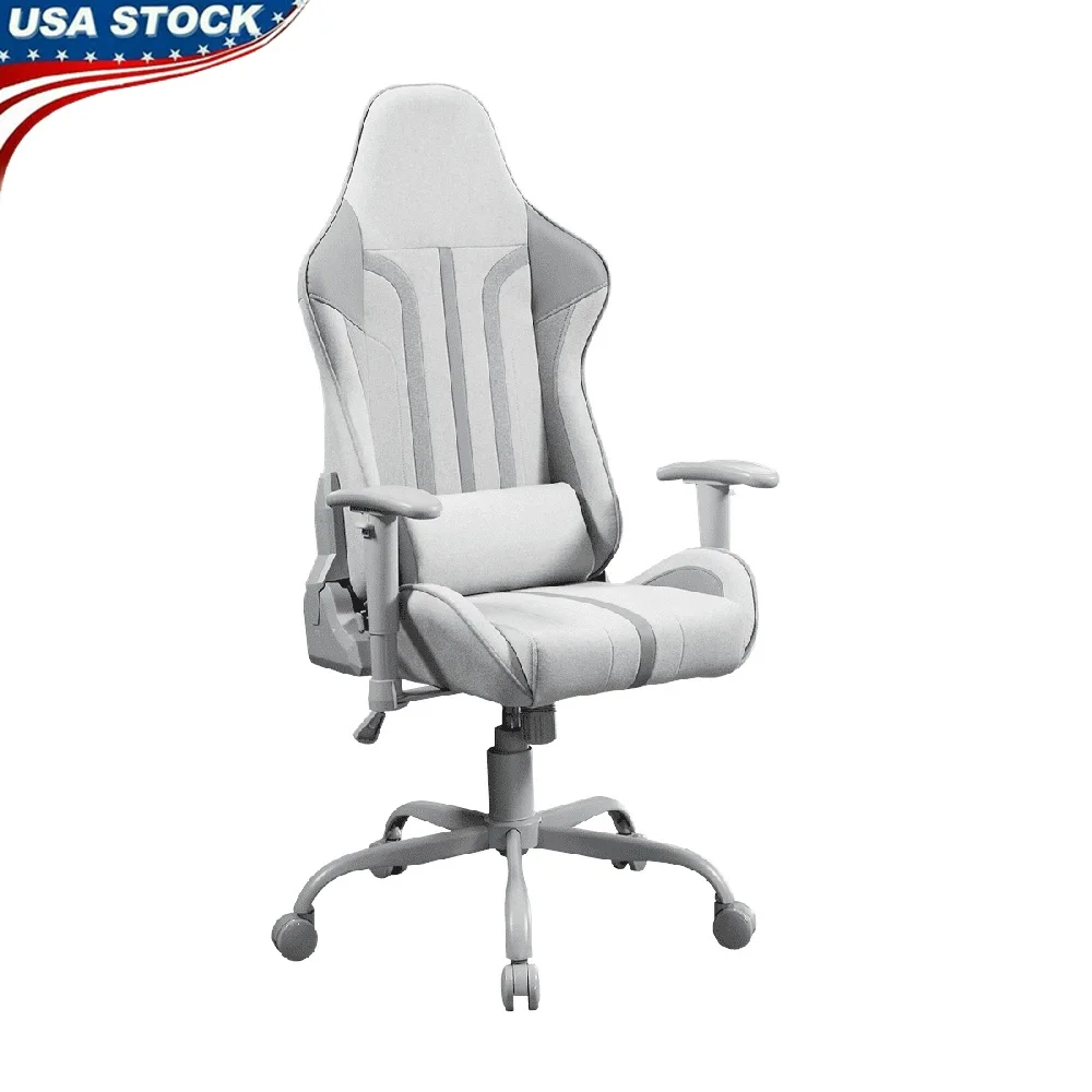 

Ergonomic Gaming Chair with Adjustable Armrests Lumbar Support Ultra Padded Seating Durable Steel Frame Home Office Gaming