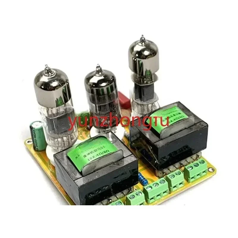 

6N1 push 6N6 tube push-pull small power amplifier board 1.5WX2 stereo, 4Ω 8Ω output