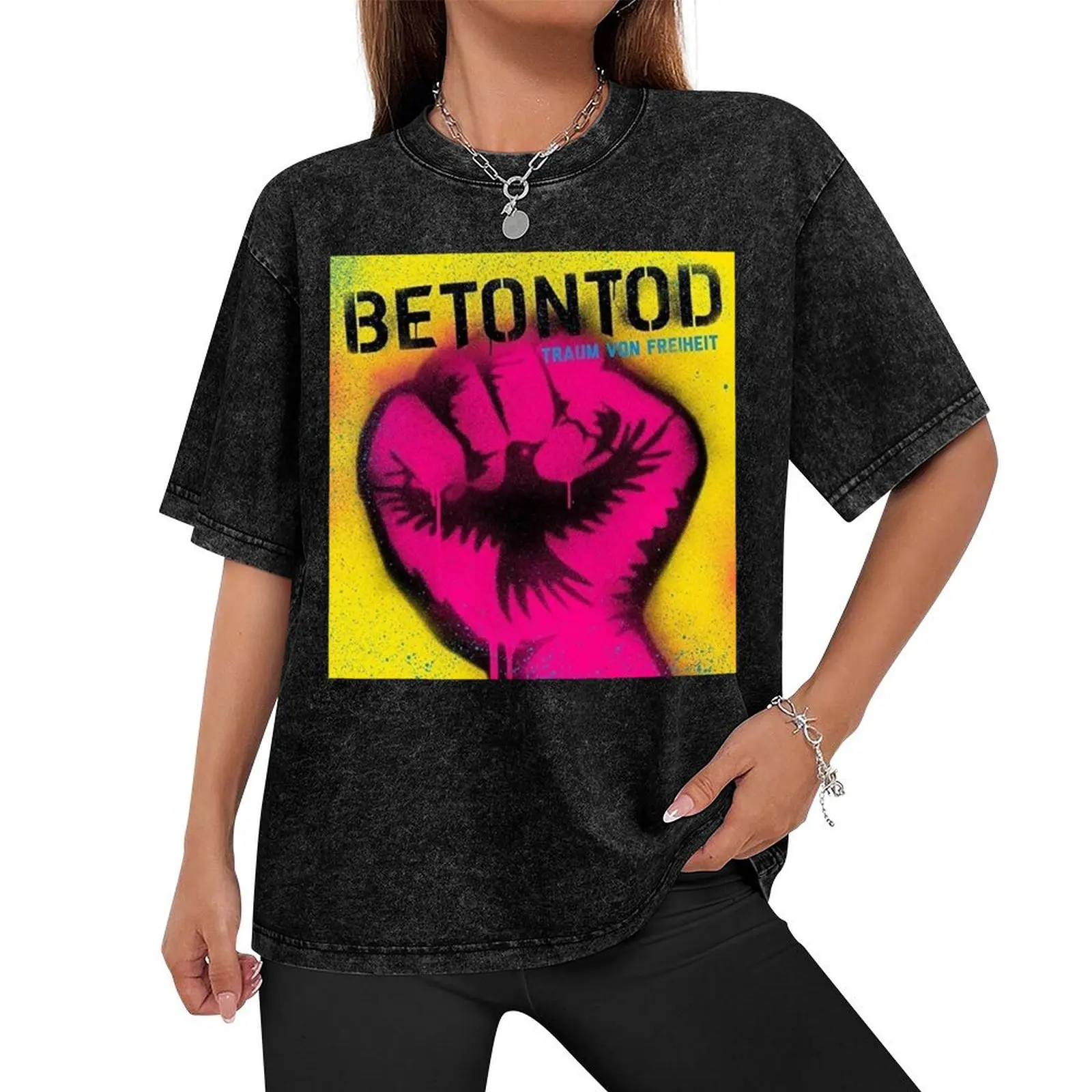 Betontod - Traum von Freiheit album 2015 T-Shirt Aesthetic clothing graphic tee shirt t shirts for men graphic