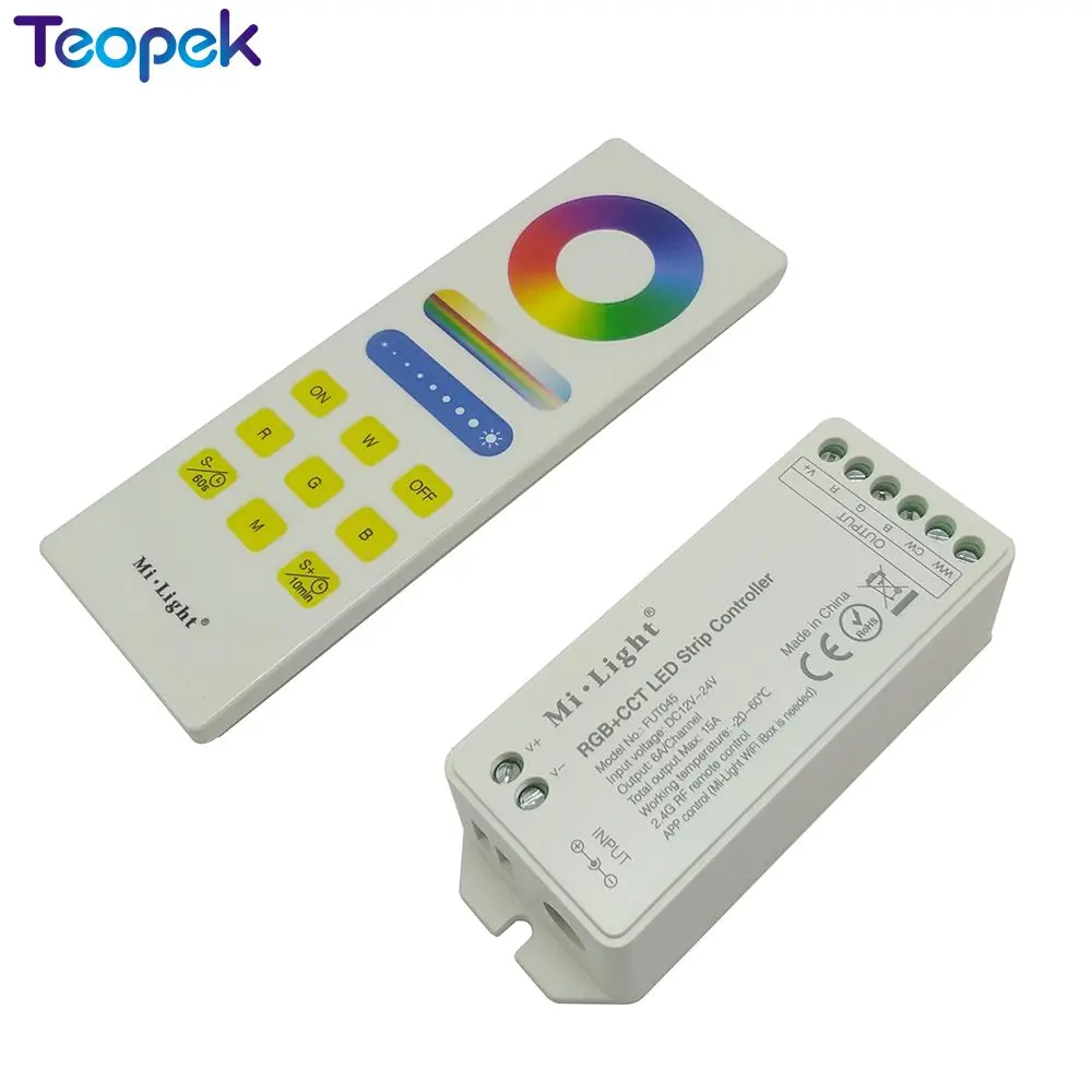 

MiBoxer FUT045 RGB + CCT светодиодный контроллер AUTO-SYNC функция времени + FUT088 RGB + CCT полный сенсорный пульт