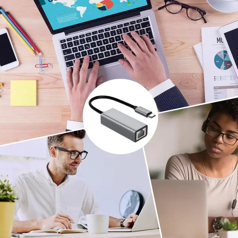 Adaptador ethernet usb tipo c, placa de rede usb tipo-c para rj45, 100mbps, cabo de internet lan para macbook, pc, windows xp 7 8 10 lux