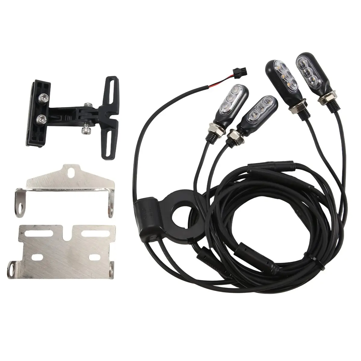 

Электрический велосипед XFDZ: Светодиодный поворотник V04 12V с водонепроницаемым кабелем, мигающий (V04-12V)