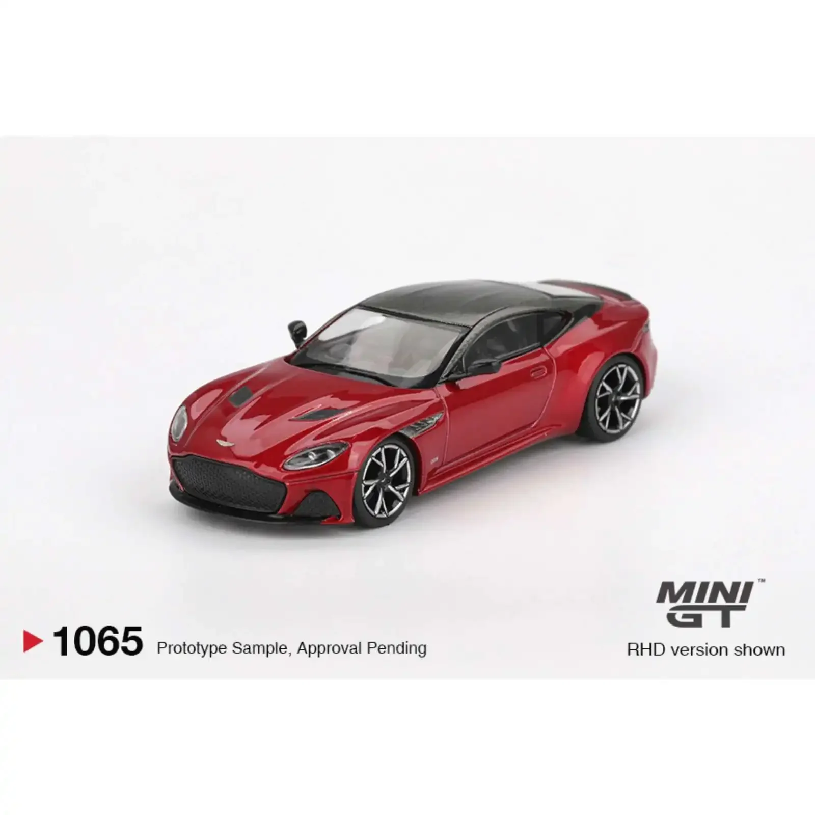 

PreSale MINIGT 1065 1:64 Aston Martin DBS Hyper Red Diecast Car Model Collection Toys