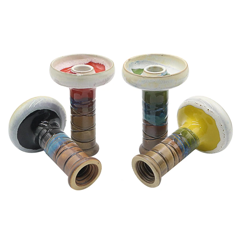 Ceramic One Hole Phunnel Bowl Hookah Head Shisha Bowl Nargile Sheesha Narguile Chicha Cachimbas Water Pipe Accessories