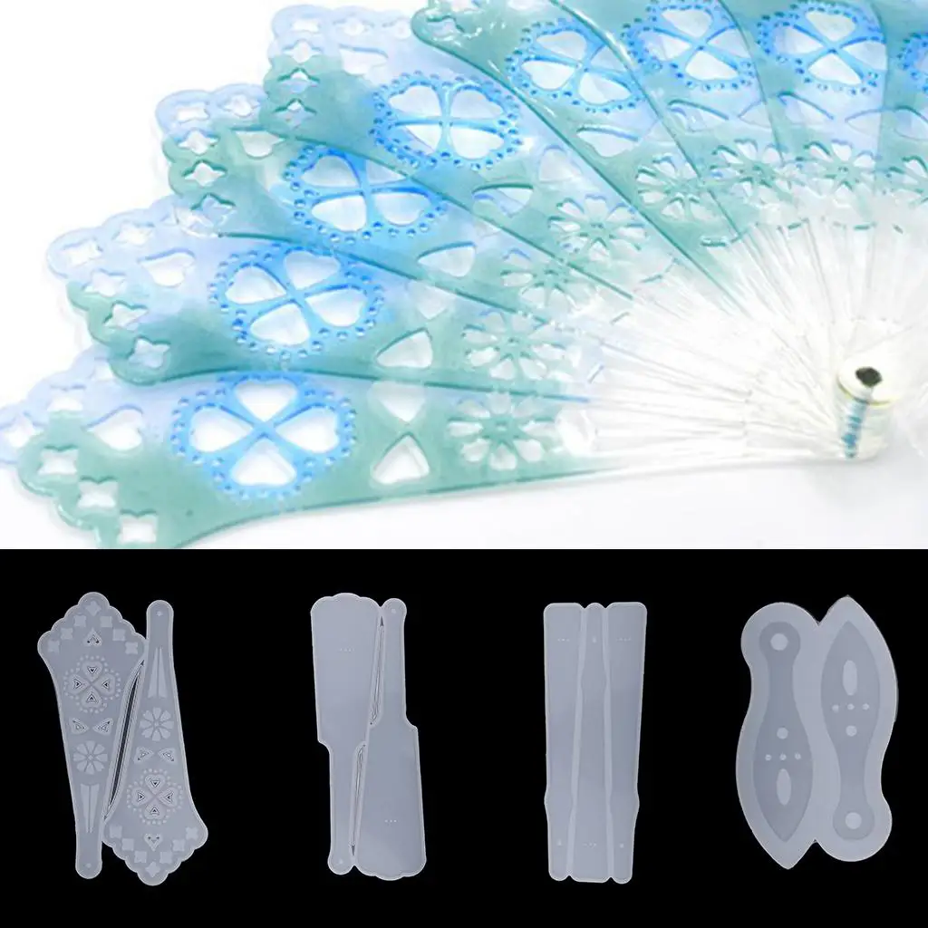 DIY مروحة سيليكون الايبوكسي الراتنج صب زخرفة أداة صنع المجوهرات #5