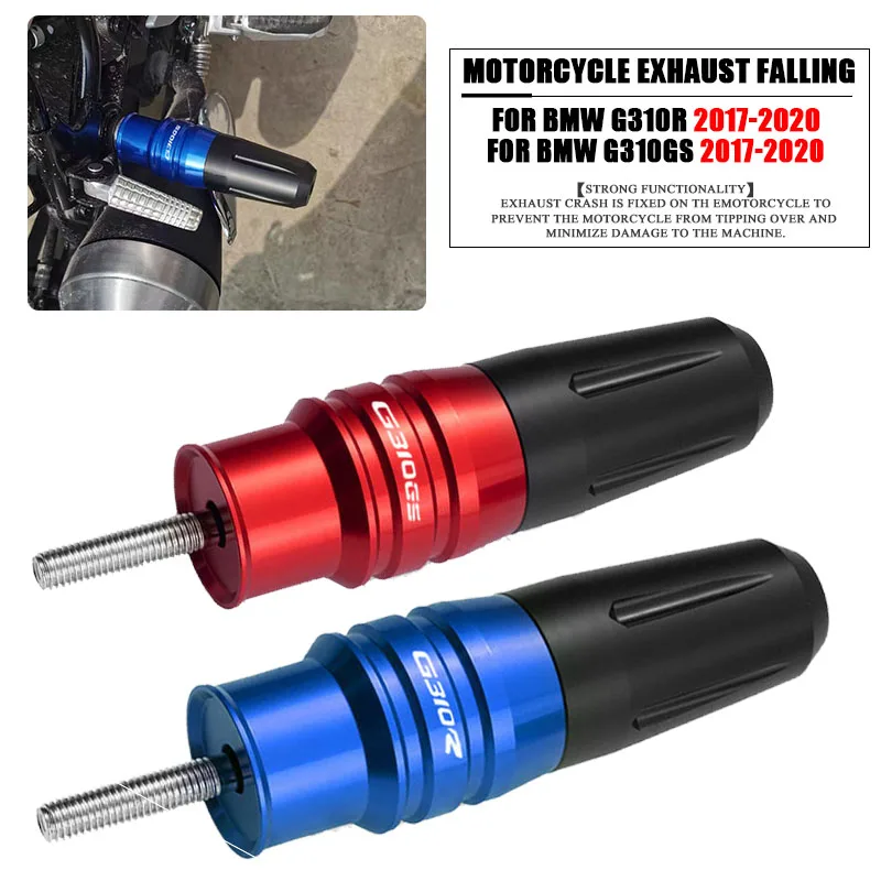 For BMW G310R G310GS G 310 GS/R 2017-2019 2020 Motorcycle CNC Accessoires Falling protection Exhaust Slider Crash Pad Protector