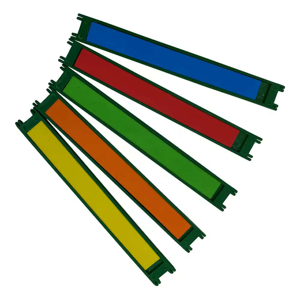 Plaque sous-fil en mousse, 5 pièces/lot, plaque métallique Double face, matériel de pêche, moulinet, accessoires pour outils de pêche