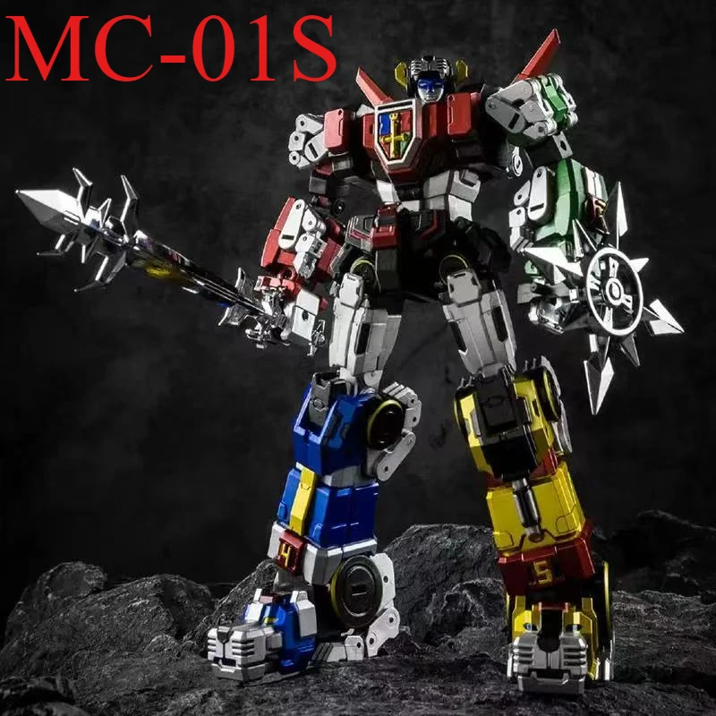 【In Stock】Transformation Toy MICRO COSMOS MC-01S ELVIS Voltron Metal Spray Paint Edition War God  Action Figure in Stock