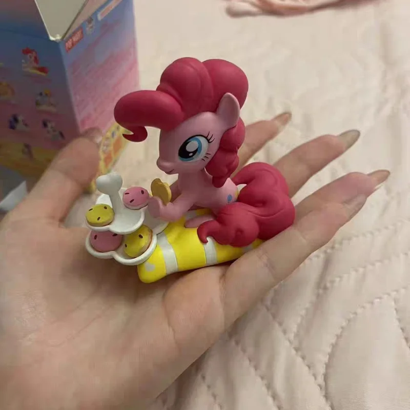 My Little Pony-Boîte mystère de loisirs pour filles, boîte ennemi, figurine d'action beurre, ornements de dessin animé, cadeau d'anniversaire, série Afternoon, 12 pièces